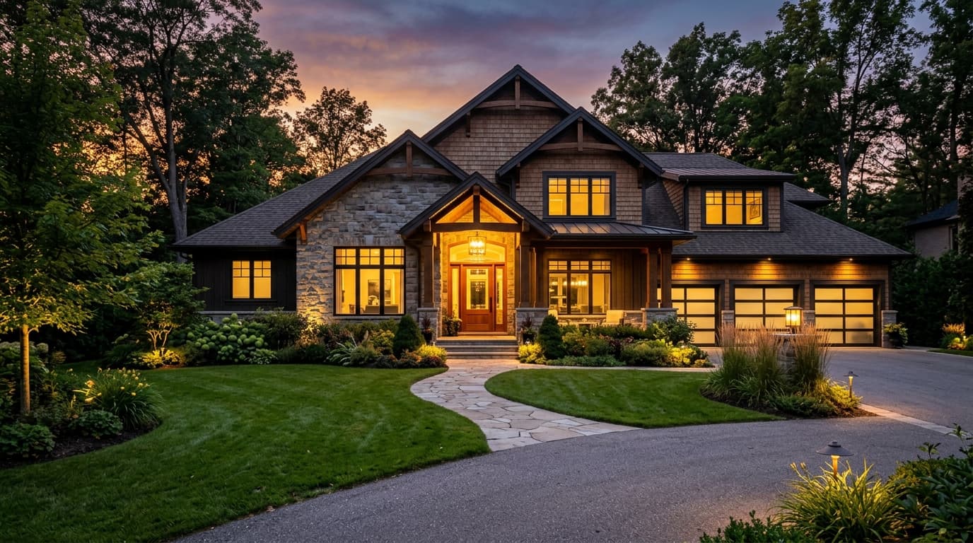 Luxury home exterior